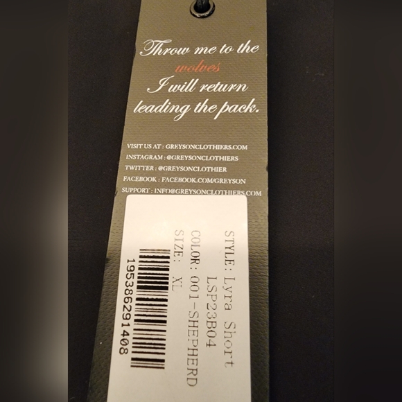 GREYSON Lyra Short in Shepherd Black Size XL - Picture 13 of 15